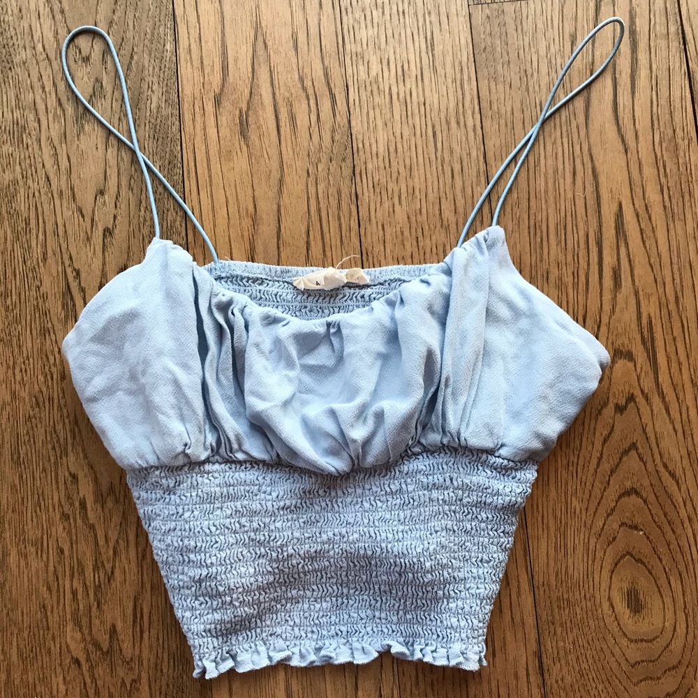 PALE BLUE TANK